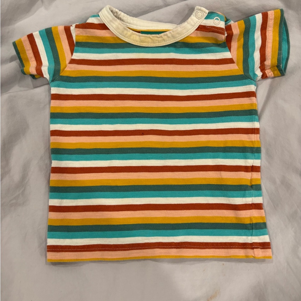 Striped Kids T-Shirt - Multicolor 9-12m